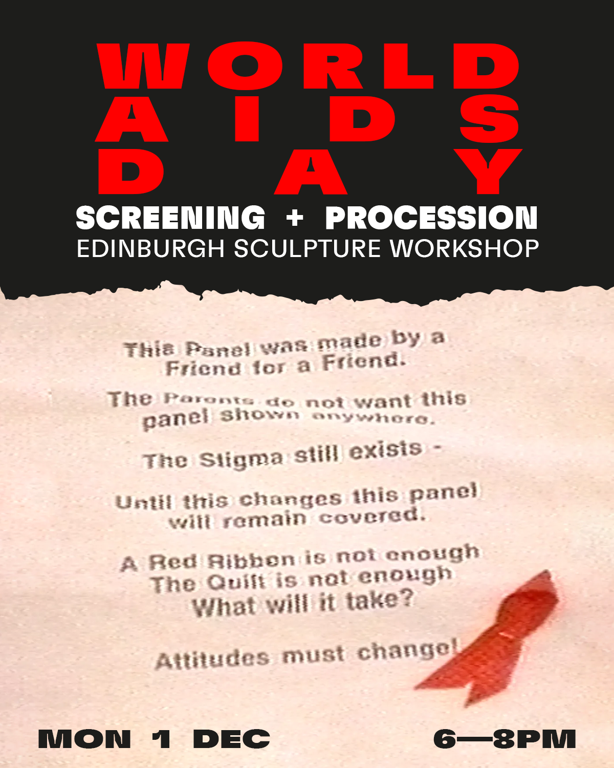 Oli Raptor World AIDS Day: Screening + Procession – Bona Varda