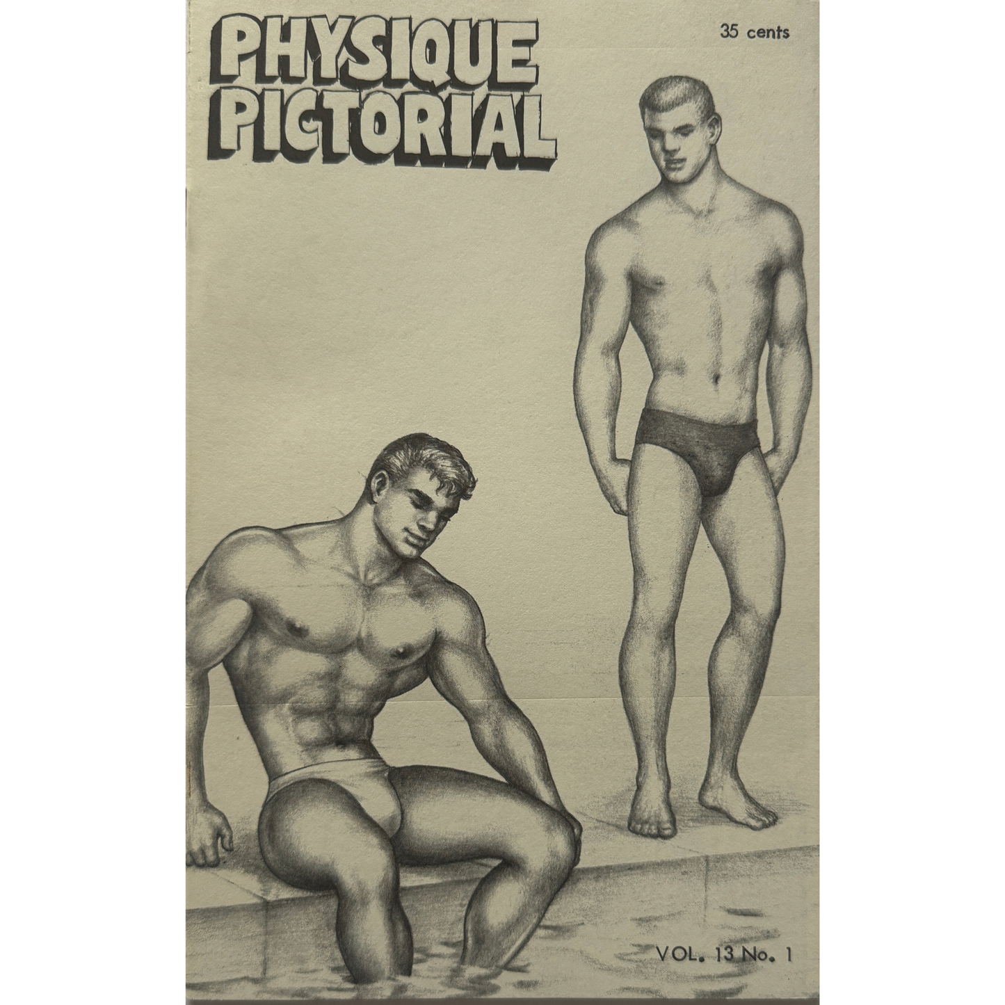 Physique Pictorial Vintage Magazine #1 Vol 13