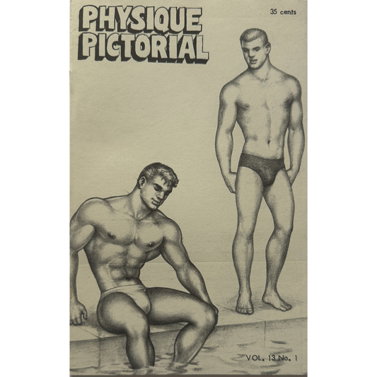 Physique Pictorial Vintage Magazine #1 Vol 13