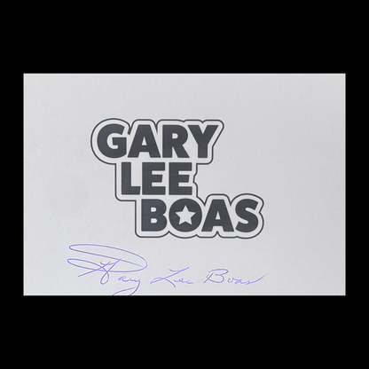 (Signed) Gary Lee Boas Justin Rhodes Postcard